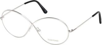 Tom Ford FT5517 018 Shiny Rhodium 58mm