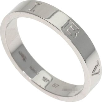 Bulgari White Gold White Gold (18K) Band Ring (Pre-Owned)