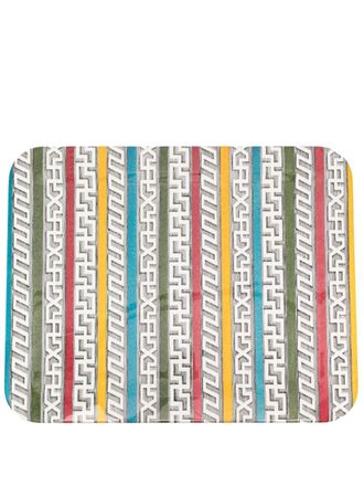 Fornasetti Vassoio a righe - Bianco