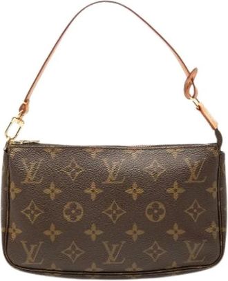 Louis Vuitton Pre-owned Shoulder Bags, female, Brown, Size: ONE SIZE Pre-owned Pochette Accessoires
