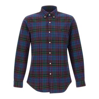 Polo Ralph Lauren Tartan-print overhemd met knoopsluiting - Heren - Overhemden - Veelkleurig - Maat: L Katoen