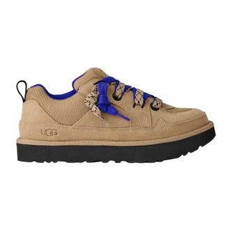 UGG Sneakers, male, Beige, Size: 7 US Lo Lowmel Suede Sneakers