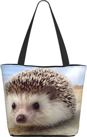 AOOEDM Cute Hedgehog Ladies Shopping Bag 13x11x7in.The Perfect ValentineS Day Gift.It Is The Best ValentineS Day Gift For Mom, Daughter, Wife,Etc