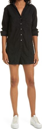 Frank & Eileen Ireland Romper in Black at Nordstrom, Size Xx-Small