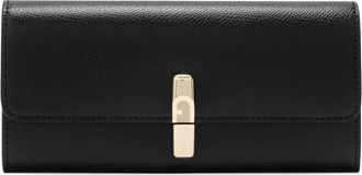 Furla Portafoglio continental Iride XL con zip - Nero