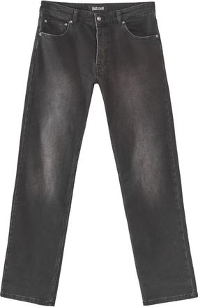 Just Cavalli Reguliere Jeans in Nero 10-5oz - Heren - Regular Fit Jeans - Zwart - W36 - Katoen - Jeans