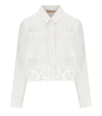 Twinset Embroidery Ruffle Blouse from $196.00 - on Stylight Twinset Embroidery Ruffle Blouse from $196.00 - on Stylight