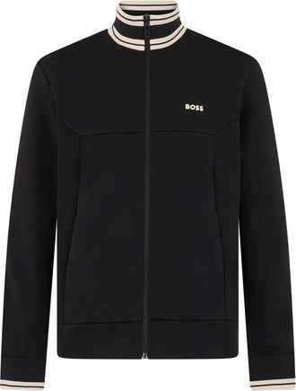 HUGO BOSS Felpa con zip FZ Zone - - Sweatshirts & Hoodies - Uomo - Nero - M