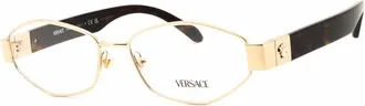 Versace Demo Geometric Ladies Eyeglasses VE1298 1252 53
