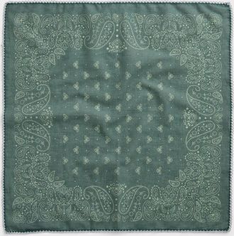 Simons Womens Crochet edging paisley scarf