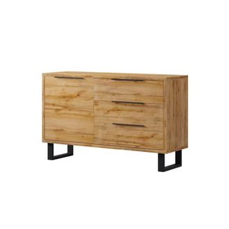 Petits Meubles Buf&eacute; 1 puerta 3 cajones tableros de aglomerado laminados madera
