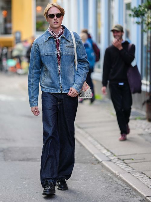 Smanicato di jeans uomo sales