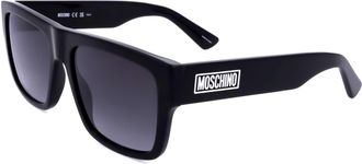 Moschino Mens 56mm Black Sunglasses MOS187-S-807-56