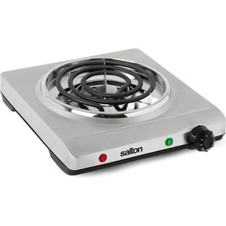 Salton Stainless Steel Portable Cooktop in Silver at Nordstrom