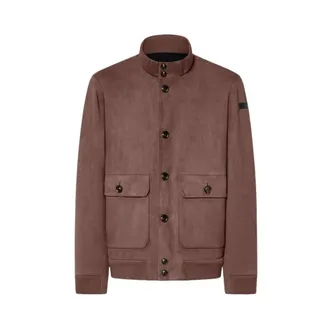 Roberto Ricci Design Nabucco Thermo Val Soft Jkt - Heren - Jassen - Bruin - Maat: L Su&egrave;de