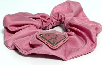 Prada Pre-owned Vintage Scrunchie - Dames - Vintage Accessoires - Roze - ONE Size - Vintage