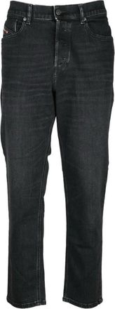 Diesel Straight Jeans - Heren - Regular Fit Jeans - Zwart - W38 - Katoen - Jeans