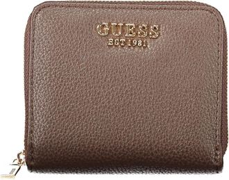 Guess Melody SLG Portemonnee - Dames - Accessoires - Bruin - Maat: ONE Size Leer