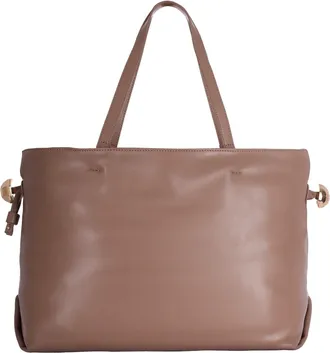 Liu Jo Womens Handbag Riccy Mocha Polyurethane Handbags Hand Bags