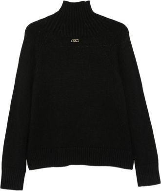 Michael Kors Turtleneck Trui - Dames - Coltruien - Zwart - M - Truien & Vesten