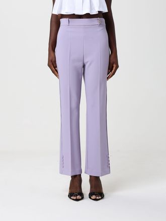 Elisabetta Franchi Pantaloni cropped Elisabetta Franchi in cr&ecirc;pe