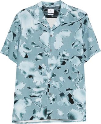 Paul Smith Camicia a fiori - Blu