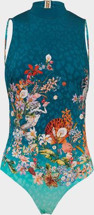 Aqua Blu Australia Adaline High-Neck One-Piece Swimsuit