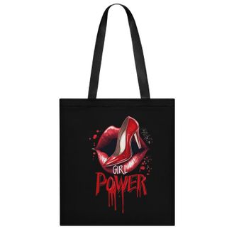 Generic Lady Power Womens Tote Casual Shopping Bag Lightweight Shoulder Bags Hobos Handbag for Work Travel Daily 35x40cm