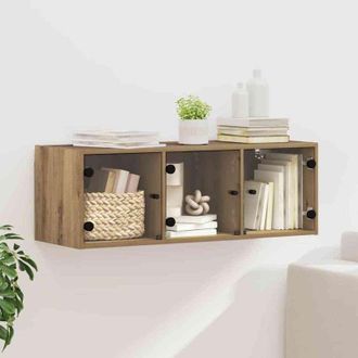 vidaXL vidaXL Armadietto a muro Rovere artigianale 102 x 37 x 35 cm