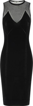 Elisabetta Franchi Abito Longuette In Maglia