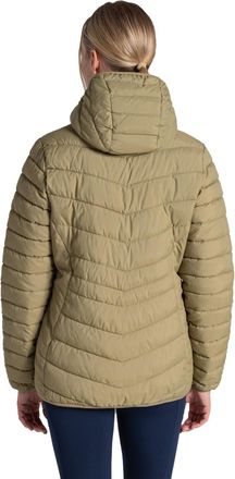 Craghoppers Dames/Dames Compresslite IX ge&iuml;soleerd jack met capuchon (Kardemon)