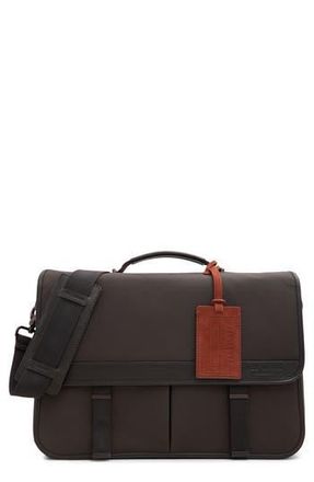 Ted Baker Malcolm Messenger Bag in Mix Mat Dark Brown at Nordstrom Rack