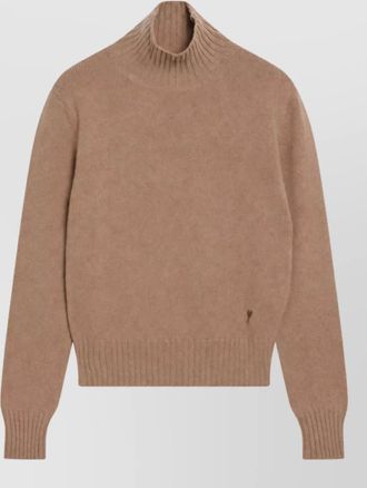 Ami cashmere turtleneck jumper