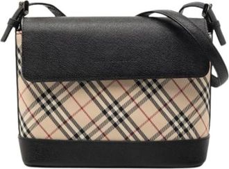 Burberry Pre-owned Cross Body Bags, female, Beige, Size: ONE SIZE Pre-owned Crossbody Bag