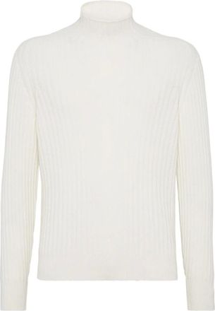 Brunello Cucinelli Maglione a coste - Toni neutri