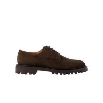 Scarosso Wooster III Suede Schoenen - Heren - Veterschoenen - Bruin - 43 EU - Su&egrave;de - Schoenen
