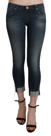 Acht Washed Low Waist Skinny Cropped Womens pant