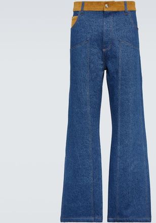 Wales Bonner Cymbal wide-leg jeans