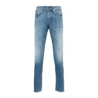 Dondup Heren, Jeans, Blauw, Maat: W33 Denim