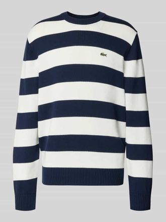 Lacoste Regular Fit Pullover aus reiner Baumwolle in Marine, Gr&ouml;&szlig;e XXXL