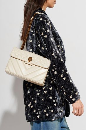 Kurt Geiger Kensington Shoulder Bag, Womens, Cream