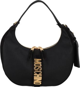 Moschino Black Carry Me Medium Shoulder Bag