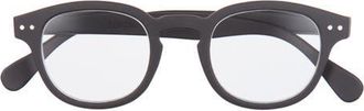 Izipizi 47mm Rectangular Reading Glasses in Black at Nordstrom, Size +1.50