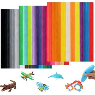 OEM 160 Filamentos De 32 Colores Para Pluma 3d Doodler, Compatibles Con El L&aacute;piz 3d 3doodler Start+. Solo Recambios Para Pluma 3d Doodler. 2,5 Mm, Pcl De 