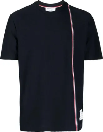 Thom Browne Short Sleeve T-Shirt Navy MJS252A-J0138-415