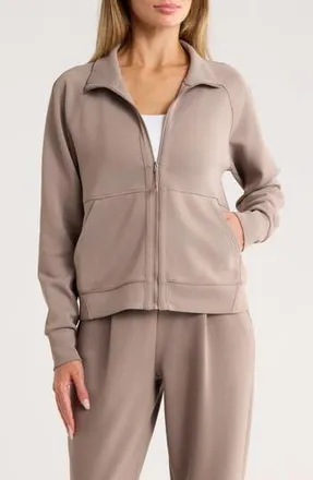 Apana Powerhouse Full Zip Sweatshirt in Driftwood at Nordstrom Rack, Size X-Large Regular