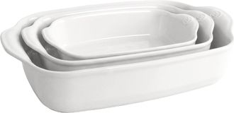 Emile Henry Rectangular Baking Dish, Set of 3, 1.25 qt, 2.4 qt, 3.8 qt