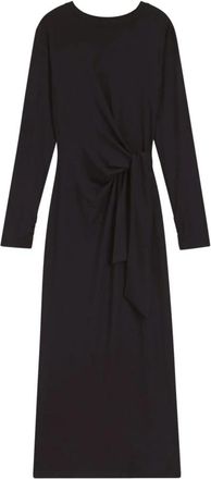 HUGO BOSS Erlot Jurk - Dames - Casual kleedjes - Zwart - L - Kleedjes