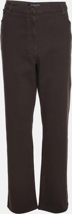 Marina Rinaldi Marina Sport By Marina Rinaldi Brown Denim Jeans