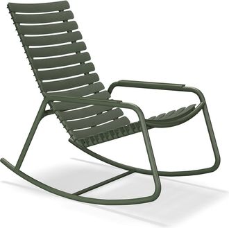 Houe ReCLIPS Outdoor Schaukelstuhl, olivgr&uuml;n